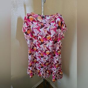 Shein Curve Pullover Short Sleeve Dress